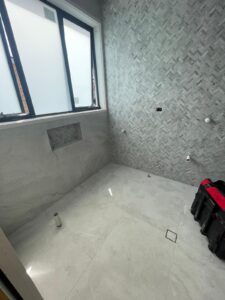 Modern toilet renovation in a Sydney apartment bathroom