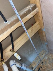 Completed plumbing project by Dura Plumbing – bathroom and pipe installation